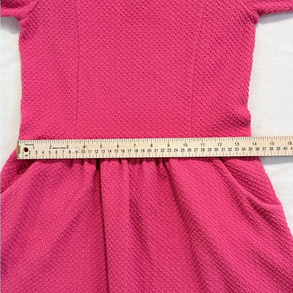 Matilda Jane Pink Textured Long Sleeve Dress XS Girls - Picture 5 of 10